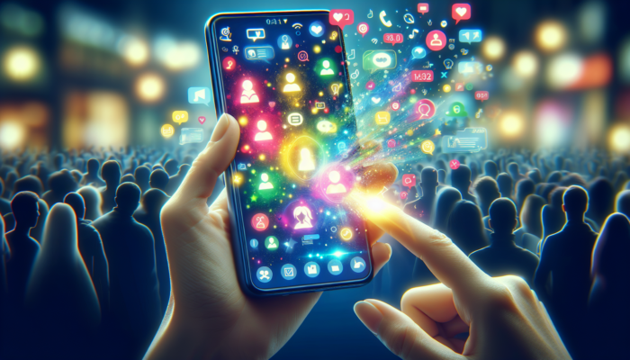 A smartphone displaying a lively Google Business profile with an active Q&A section.