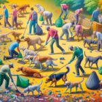 Community Cleanups with Dogs: A Global Initiative for Cleanliness