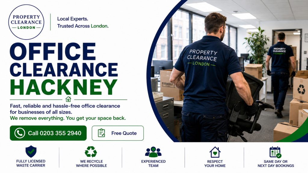 Office Clearance Services in Hackney: Fast and Dependable